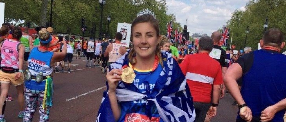 Marathon runner Jodie completes charity challenge 