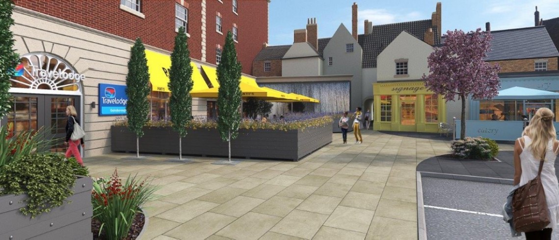 Ground breaking ceremony to mark the start of work at Gainsborough’s new hotel 