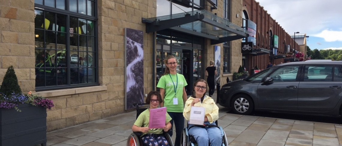 Whizz-Kidz visit Fox Valley for accessibility audit 