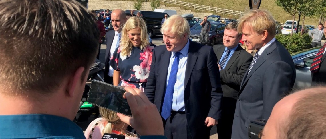 Prime Minister Boris Johnson Visits Fox Valley