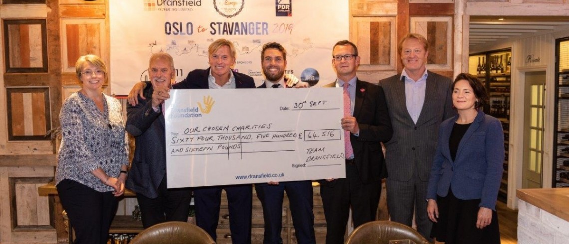 Team Dransfield cyclists raise more than £60,000 for charity 