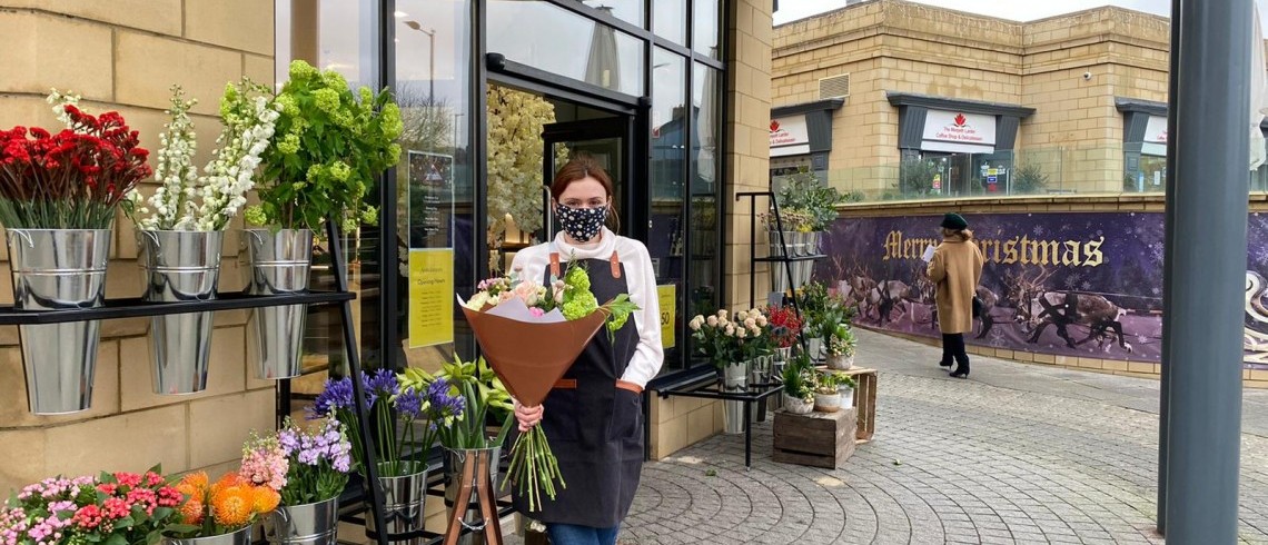 Business blooms for Morpeth florist with department store collaboration!  