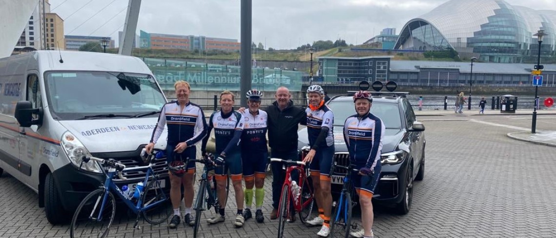 Charity cyclists embark on the final leg of their epic 14-year challenge Charity cyclists embark on the final leg of their epic 14-year challenge