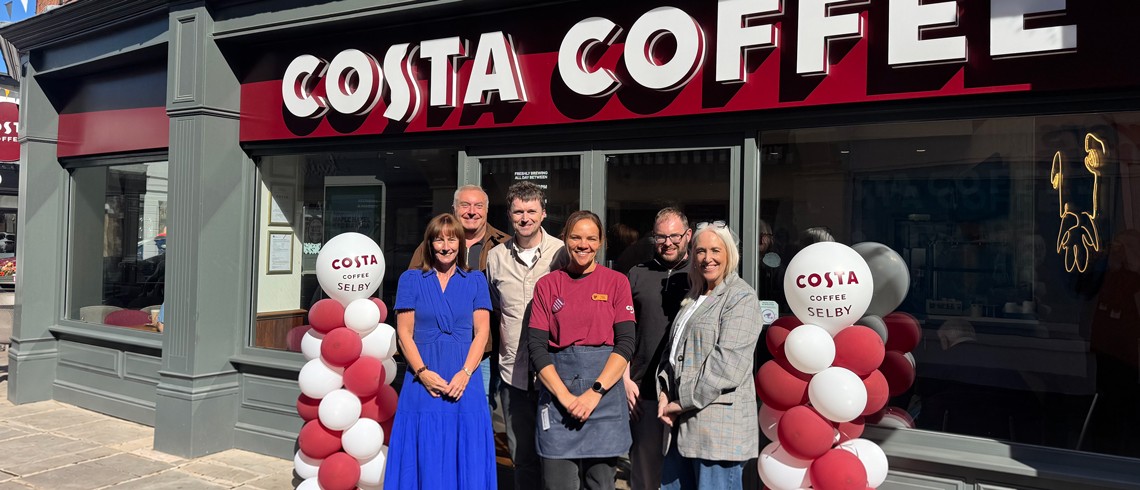 Costa serves up a fresh new look at Market Cross in Selby