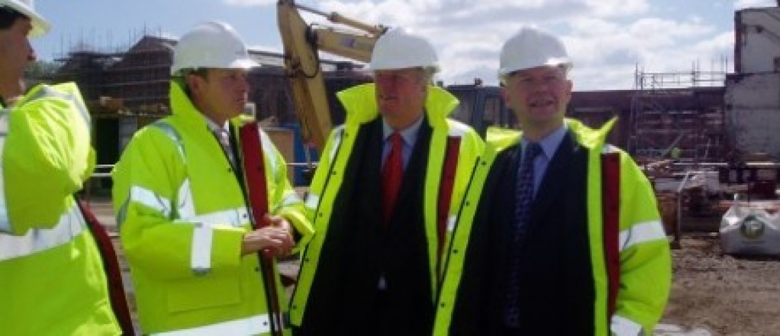 William Hague MP visits Marshalls Yard