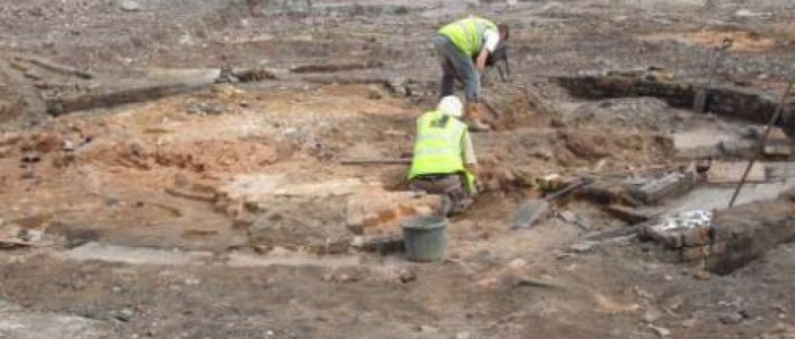 Archaeology under way at Alexandra Pottery, Tunstall