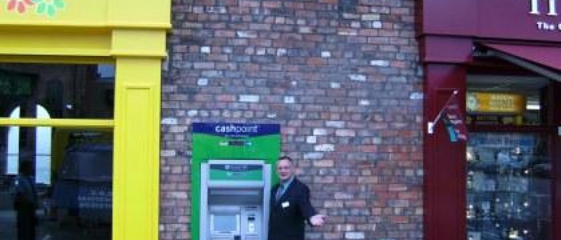 Cash machine installed at Marshall's Yard