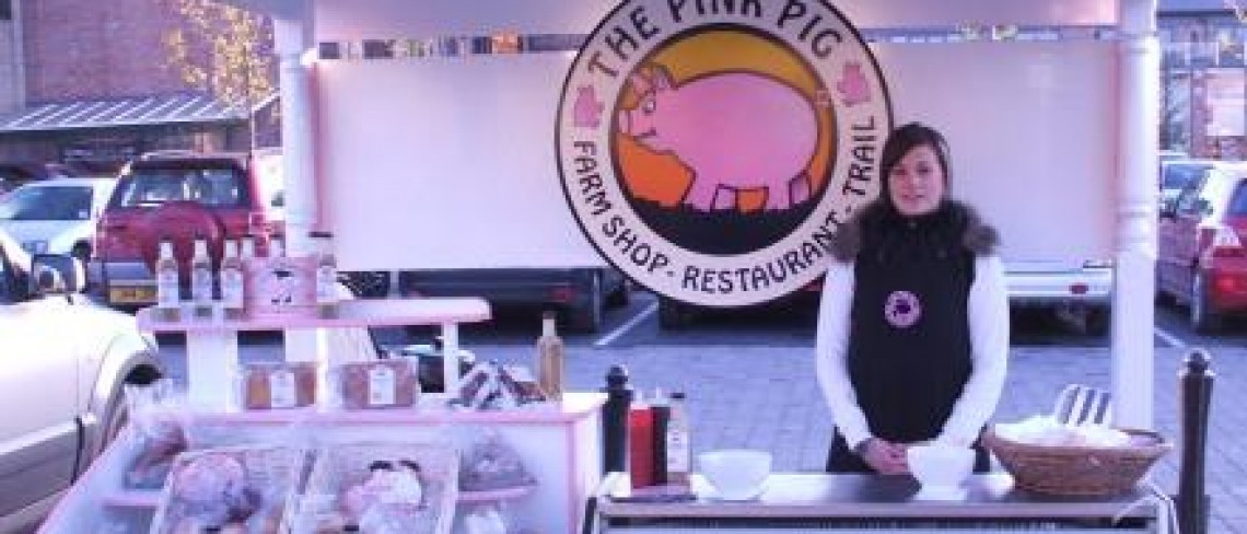 Marshall's Yard welcomes Pink Pig