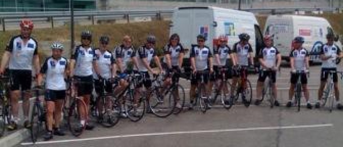 Team set off from Lyon for Mountain Cycling Challenge! Team set off from Lyon for Mountain Cycling Challenge!