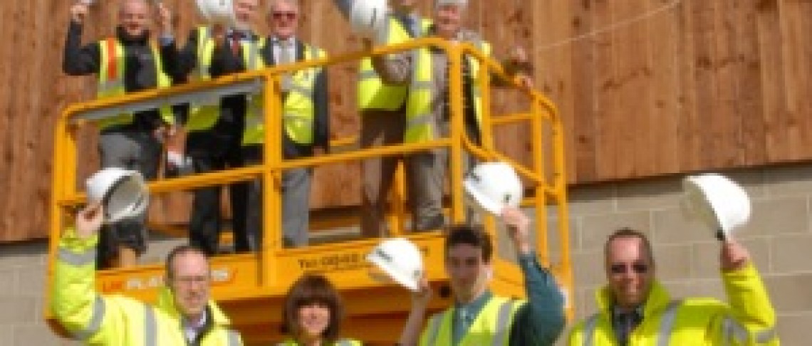 Topping Out Celebrated at Morpeth's Fantastic New Animal Hospital 
