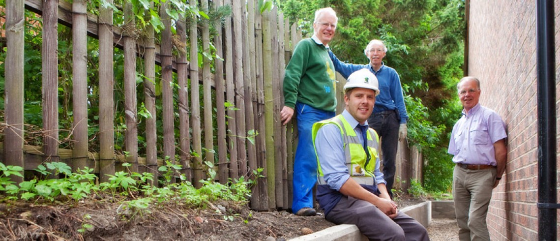 Site Team Building Morpeth’s New Food Store Give Local Scouts a Helping Hand