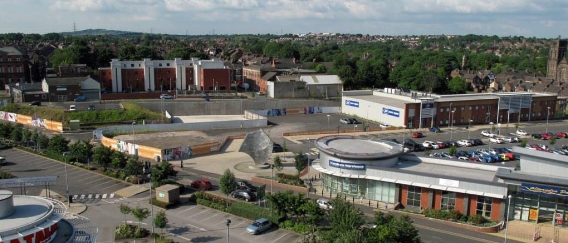 Work gets underway at Alexandra Park in Tunstall