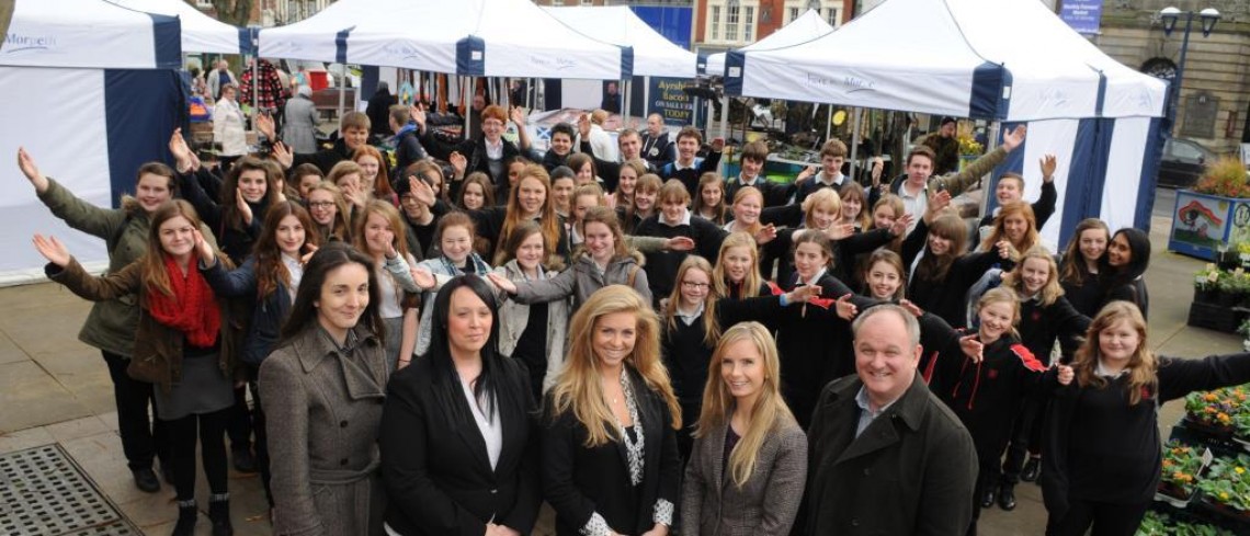 Morpeth's budding businesses set their stall out for Young Enterprise Challenge