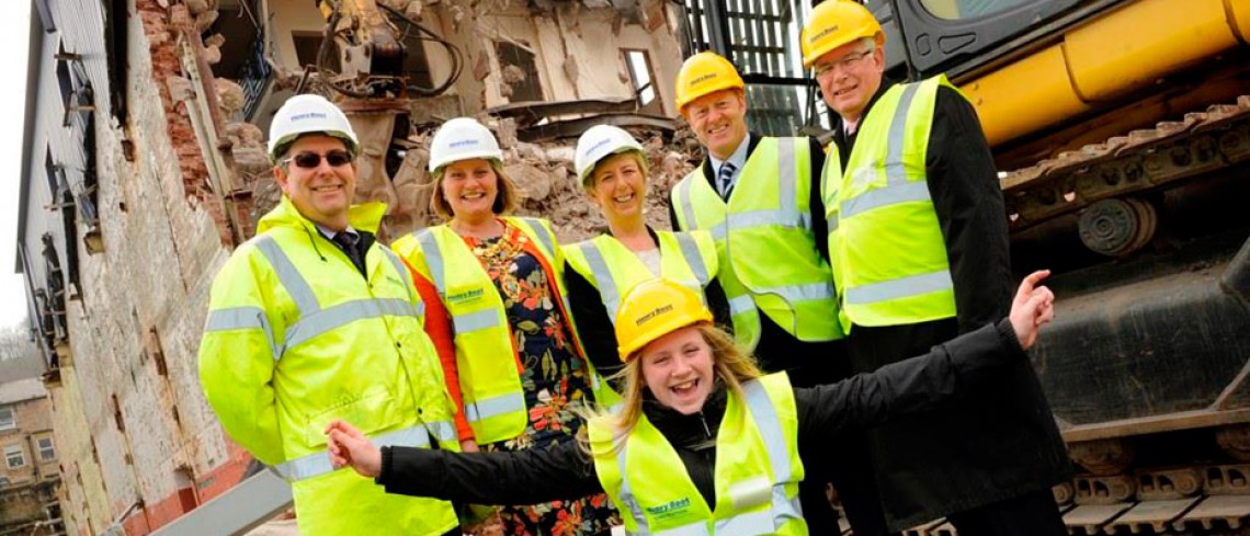 Stocksbridge school student breaks the ground on £42 million Fox Valley development Stocksbridge school student breaks the ground on £42 million Fox Valley development