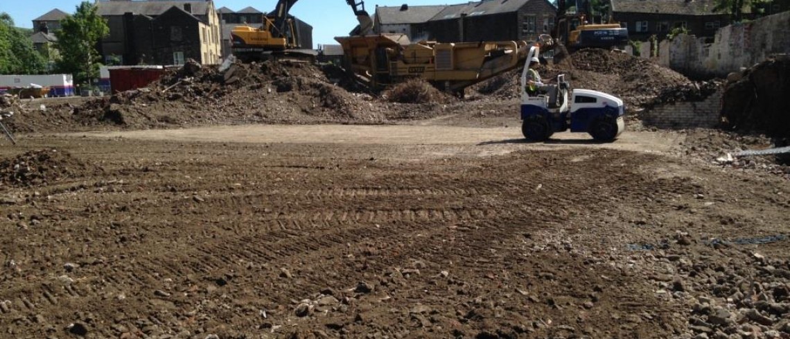 Demolition work completed on site of new Slaithwaite store Demolition work completed on site of new Slaithwaite store