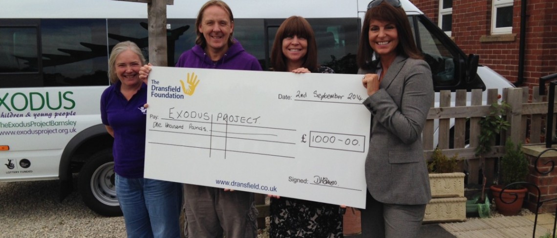 Dransfield Foundation supports South Yorkshire children’s charity Dransfield Foundation supports South Yorkshire children’s charity