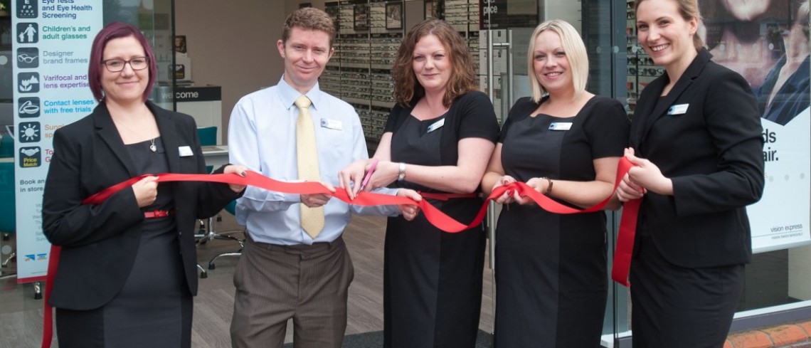New vision for Gainsborough opticians, as Vision Express unveils new store at Marshall’s Yard 