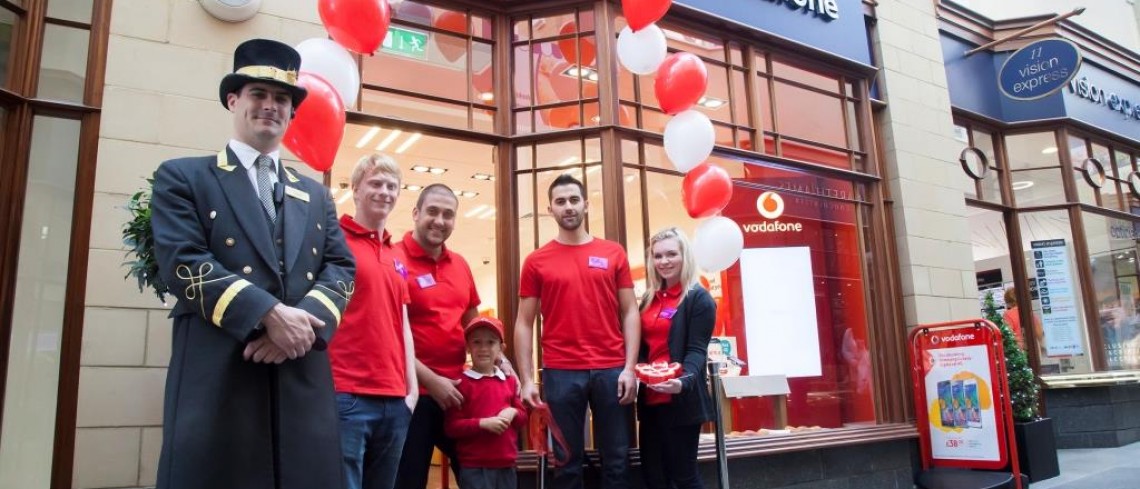 Vodafone opens  in Morpeth as part of £100 million investment in the UK High Street 