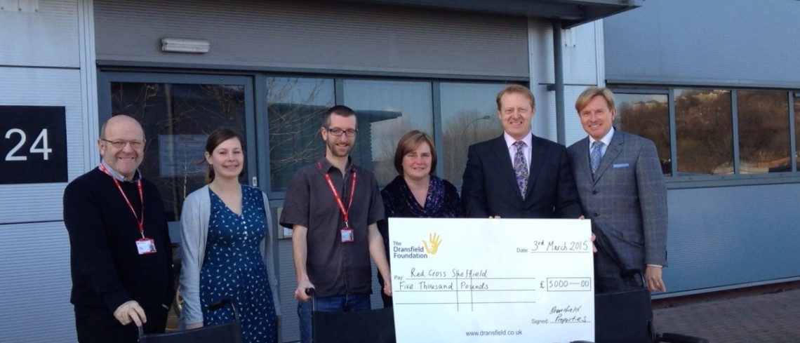 Dransfield Foundation supports Red Cross work in South Yorkshire Dransfield Foundation supports Red Cross work in South Yorkshire